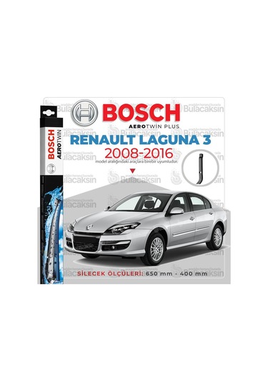 Renault Laguna 3 Muz Silecek Takımı 2008-2016 Bosch Aerotwin