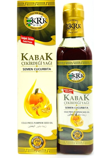 Kabak Çekirdeği Yağı 250cc Krk Gıda