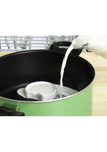 Büro Ev Ofis Mutfağı İçin Süt Kaynatma Seviye Taşırmaz Aparat Gri