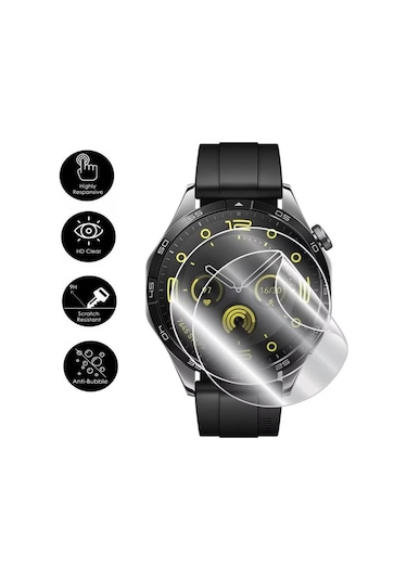 Xiaomi Watch S4 41mm Ekran Koruyucu Tpu 2'li Şeffaf Film