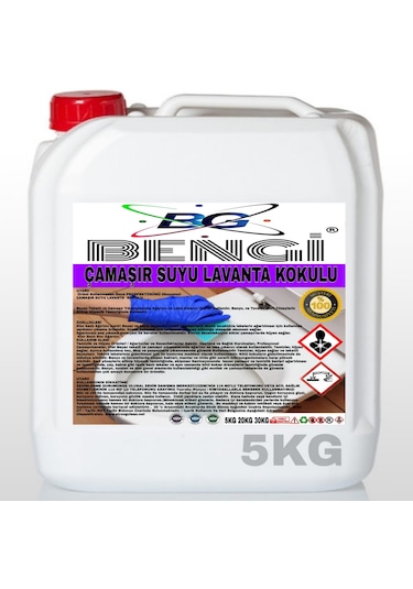 Çamaşır Suyu Lavanta Kokulu 5 Kg Tekli