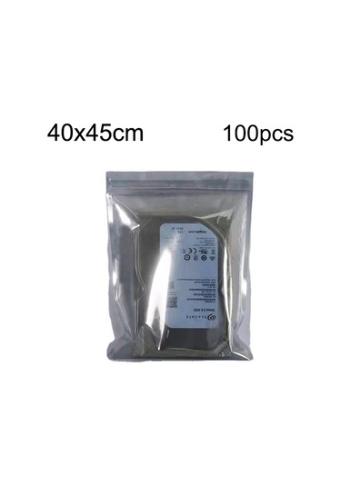 Sones 100 Adet/paket 40x45cm Anti-statik Koruma Çantası Sabit Disk Yalıtım Çantası Elektronik Plastik Anakart Paketleme Çantası Diğer