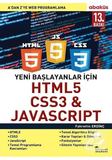 Yeni Başlayanlar için Html5. Css3 Javascrıpt Fahrettin Erdinç N11.447