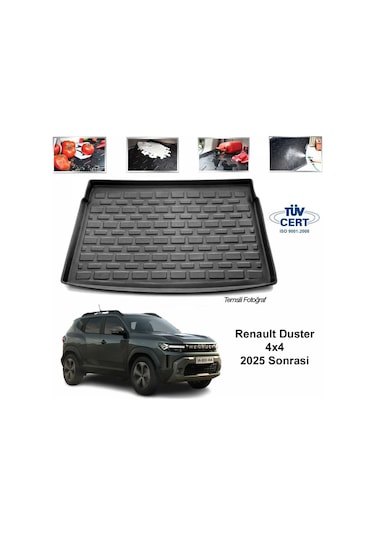 Renault Duster 4x4 Bagaj Havuzu Paspası 2025 Sonrası