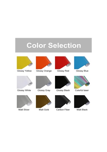 2 Araba Eteği Çıkartma Uzun Çizgili Otomobil Vinil Film Sargılama Çıkartma Ayarlama Glossy Yellow 1 Piece Set