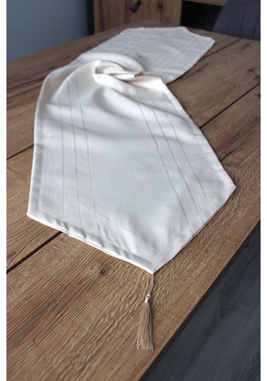 Colber Düz Keten Tek Runner 35 X 140