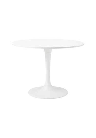Ikea Beyaz Şık Yemek Masası - Yuvarlak Mutfak Masası