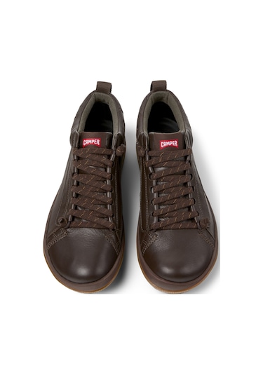 Camper Peu Pista GM Erkek Ayakkabı K300285-042 Koyu Kahverengi