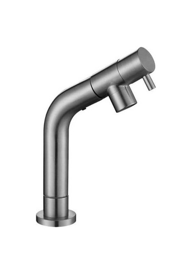 Maoyaya İnox Soğuk Su Musluğu, Tek Kolu Lavabo Musluğu İnox