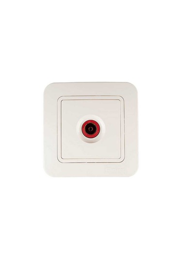 Makel Lillium Tv Anten Prizi Geçişli Krem Kordonsuz Serisi12 Adet