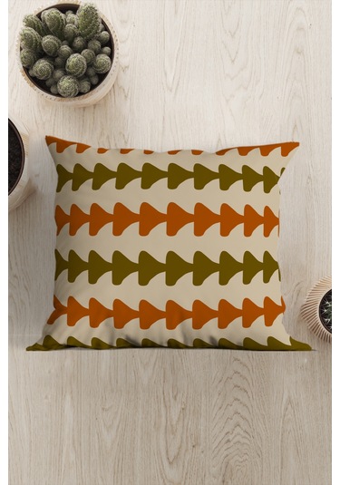 Belle Benoit Baskılı Dekoratif 4'lü Koltuk Kırlent Kılıfı Desen14