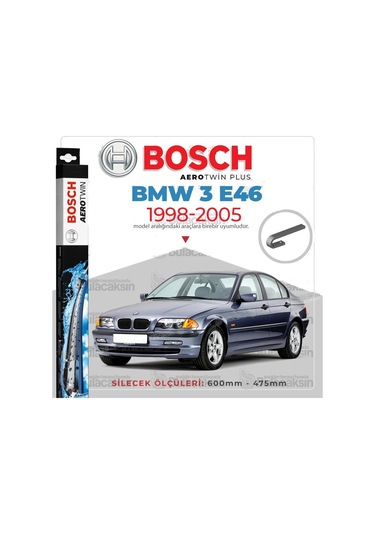Bmw 3 E46 Muz Silecek Takımı 1998-2005 Bosch Aerotwin
