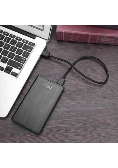 Mufunye Alüminyum Usb 3.0 Sata Disk Kutusu 2.5 İnç Ssd Ve Sabit Disk Desteği 5gbps Hızlı Veri Transferi Plug & Play Mavi