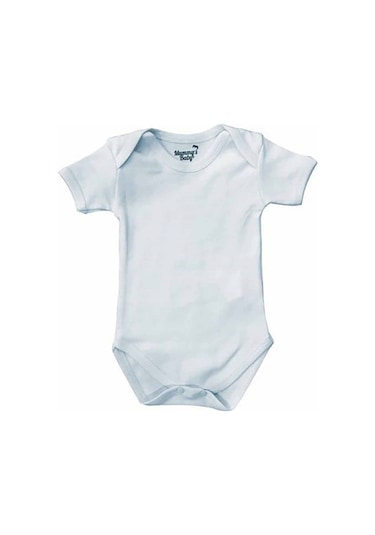 Mummy's Baby Kısa Kollu Çıtçıtlı Body Mavi