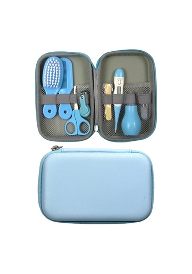 Samdoo Mavi Bebek Tırnak Kırıcı Ve Burun Emici C Modeli Kombinasyon Seti - Toksiksiz, Dayanıklı Anne Ve Çocuk Ürünü