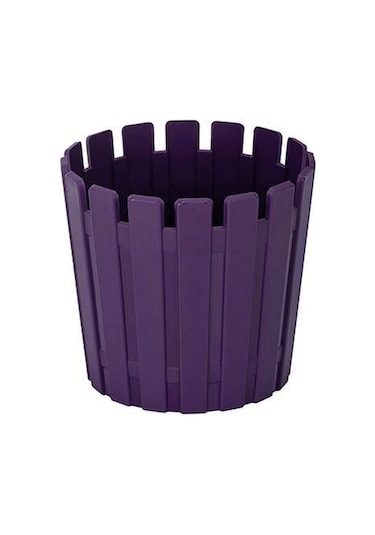 Poliwork Çit Yuvarlak Saksı 1,1 Lt 130 140 Mm 11787234
