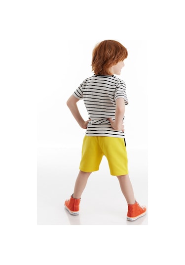 Denokids 93 Truck Erkek Çocuk Şort Takım Çok Renkli