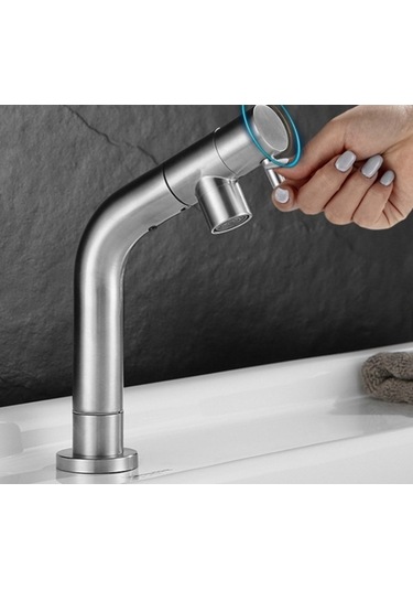 Maoyaya İnox Soğuk Su Musluğu, Tek Kolu Lavabo Musluğu İnox
