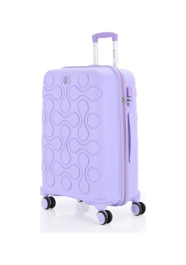 Mçs Polipropilen 3lü Valiz Seti Orta & Kabin & Makyaj V376 S23sy1000052-set 00025 Lila