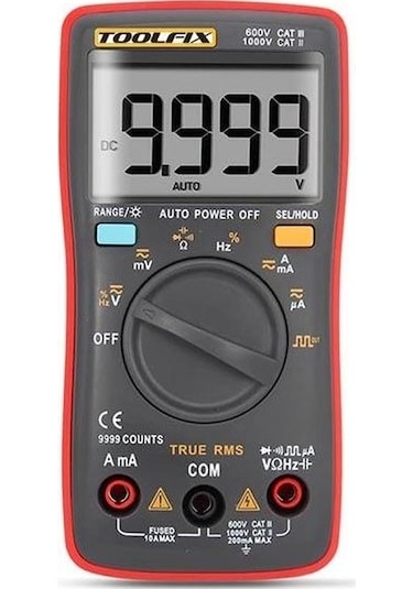 Toolfix Tf-119 Dijital Multimetre
