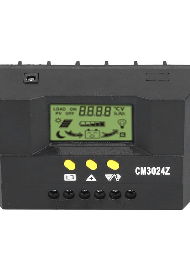 Skycity 12v/24v Otomatik 30a Pwm Güneş Şarj Kontrolörü, Lcd Ekranlı Akıllı Yönetici, Aşırı Akım Ve Ters Bağlantı Koruma