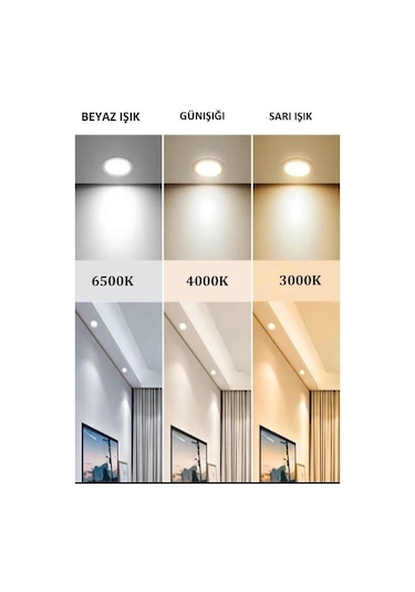 Eray Aydınlatma 1806-1 Gold Kristalli Led Avize Sarı