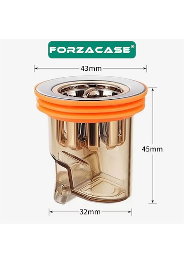 Banyo Gider Koku Haşere Ve Geri Akış Önleyici Gider Aparat -fc922 Çok Renkli