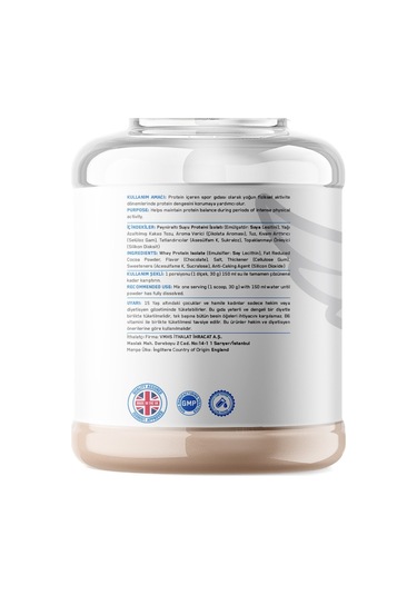 Supplementler Whey Isolate 2000 Gr Çikolata