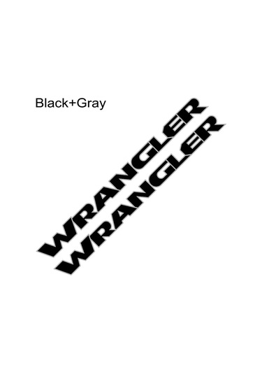 Jeep Wrangler Jk Jl Tj Yj Unlimited Sahara Araba Kaputu Kapağı Motor Çıkartıları Black Gray 1 Piece Set