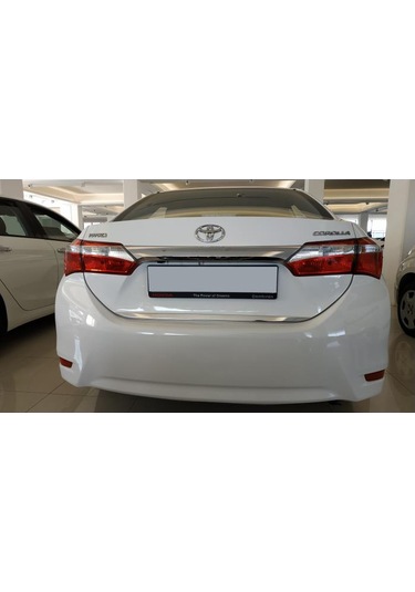 Toyota Corolla Uyumlu Formlu Krom Bagaj Alt Çıtası Paslanmaz 2013 Üzeri N11.7148