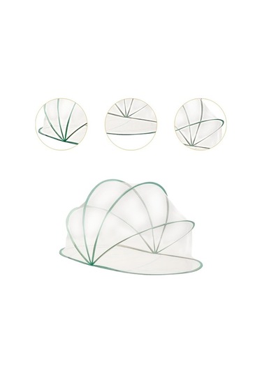 Trendooze Bebek Beşiği İçin File, Sebzeli Yatak Örtüsü, 115x65x65cm 115cmx65cmx65cm