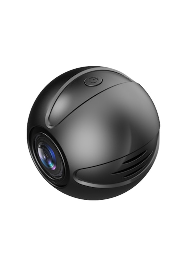 Xindoker Siyah Taşınabilir Spor Kamera - Wifi İle Uzaktan İzleme, Hareket Algılama, Gece Görüşü Ve Döngü Kaydı Fonksiyonlu, Dahili Li-poly Batarya