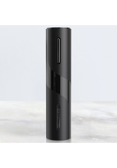 Soulader Elektrikli Şarap Açacağı Otomatik Mantar Çekmece Manyetik Vidalı Şişe Açma Makinesi Siyah