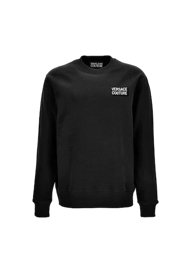 Versace Jeans Couture 79gaıp02 Erkek Sweatshirt Siyah