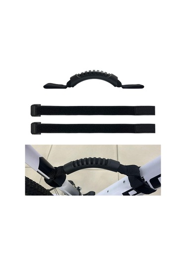 Suntek Bisiklet Gidonu Kayışı Açık Hava Kolay Taşıma Aksesuarı Siyah