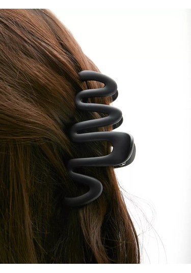 Evia Mat Saç Tokası Armadilli 200586343 Siyah