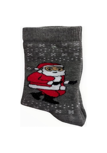 6 ADET YILBAŞI FİGÜRLÜ SOKET ÇORAP