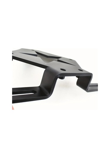 Xuweiwei Black- Metal Yan Çanta Braketi Dayanıklı Metal Ayarlanabilir Motosiklet Aksesuarları Yıldız Desen