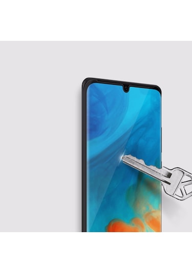 Huawei P30 Pro Uyumlu Polymer Nano Ekran Koruyucu Tam Kaplayan
