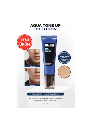 Dashu Mens Aqua Tone Up B.b Lotion Bej