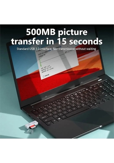 Novahub Çok Fonksiyonlu 2'li 1 Arada Hızlı Usb 3.0/2.0 Tf+sd Kart Okuyucu Beyaz Cn Origin Ce Sertifikalı