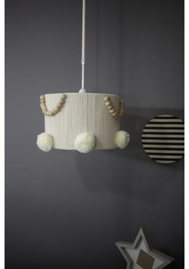 Inka Ekru Makrome Avize Çocuk Odası Avize Bebek Odası Avize 0102