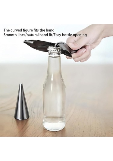 Ulzyvf Uçan Şişe Açacağı, Kuş Kapak Açıcı, Gümüş Gri Alaşımlı Gümüş Gri
