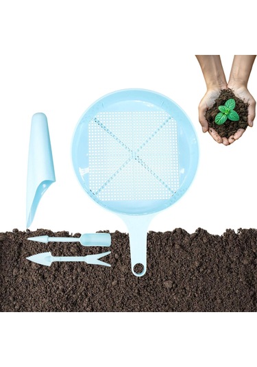 Homyl 4x Bonsai Toprak Eleği Bahçe El Aletleri Kavraması Kolay