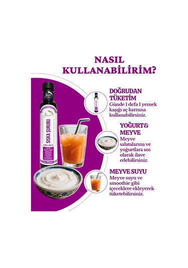 Zengin İçerikli Doğal Sıska Şurubu 250 Ml
