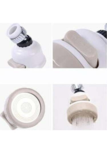 Oynar Başlık Beyaz 360 Dönebilen Mutfak Evye Batarya Boru Ucu