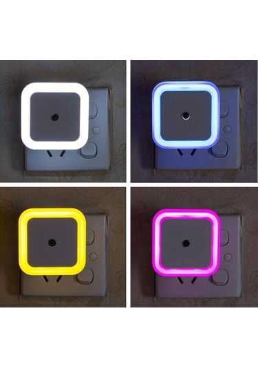 Reedark Duvara Monte Otomatik Sensör Gece Lambası, Beyaz, 1 Adet Beyaz