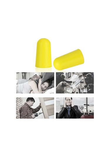 Geeroyoo 30 Çift Sarı Köpük Kulak Tıkacı: Gürültü Engelleme, Uyku Ve Konsantrasyonu Artırıcı, Yıkabilir, Taşınabilir