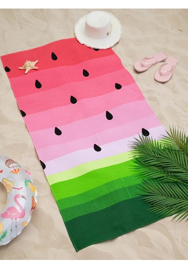 Arstex 75x150 Cm Waffle Plaj Havlusu 253970350 Yeşil