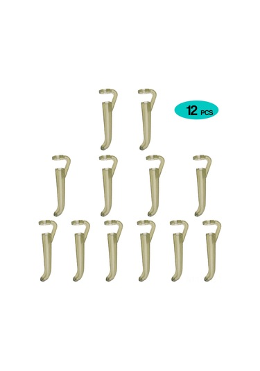 Jeehugo 12 Adet Silikon Balıkçı Aksesuarı - D Rig Doğruyucu, İğne Ve Misina Antenme Engeli, Zaman Tasarrufu Sağlar